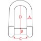 thumbnail image 5 of Shackle Extreme Max BoatTector de acero inoxidable D 1/2, paquete de 2, 5 of 5
