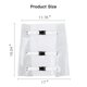 thumbnail image 2 of Cobertura para pie SeeFDENT 43x42 cm Transparente Lavable, 2 of 7