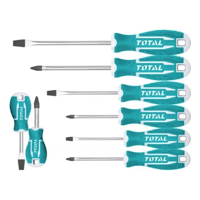 Genérico - Juego Destornillador Puntas 6 En 1 Total Tht2506076