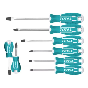 Genérico - Juego Destornillador Puntas 6 En 1 Total Tht2506076