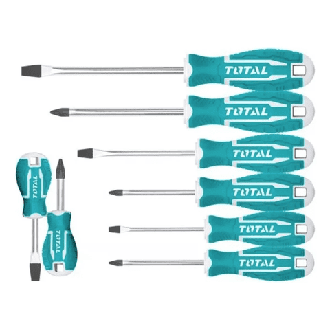 Genérico - Juego Destornillador Puntas 6 En 1 Total Tht2506076