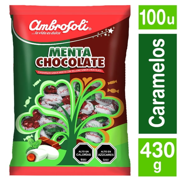 Caramelos Menta Rellenos Con Chocolate