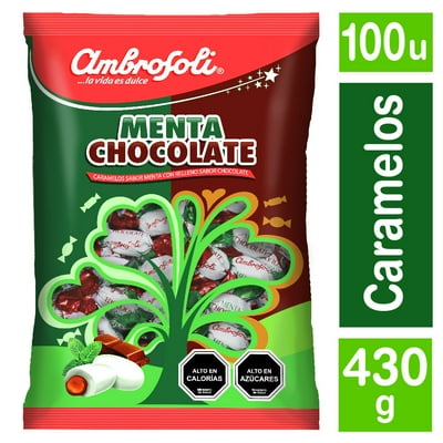 Caramelos Menta Rellenos Con Chocolate 430 G Ambrosoli