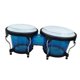 thumbnail image 2 of Percusión Bongos Drum Set Tambor Africano Educativo Temprano Para Regalos Ni?os Azul, 2 of 5