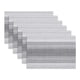 thumbnail image 1 of REGALWOVEN Juego de 6 Manteles Individuales Rectangulares de Plástico para Cocina y Comedor Lavables Resistentes al Calor Manteles de Mesa Limpiables Negro 45x30cm, 1 of 6