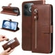 thumbnail image 1 of Funda con Cremallera para Realme Narzo 80 Lite 4G, Carcasa Cartera de Cuero PU con Soporte y Tarjetero, 1 of 5