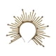 thumbnail image 4 of Halo Crown Headpiece Goddess Headband Para Boda Nupcial Puesta En Escena Bola Redonda, 4 of 5
