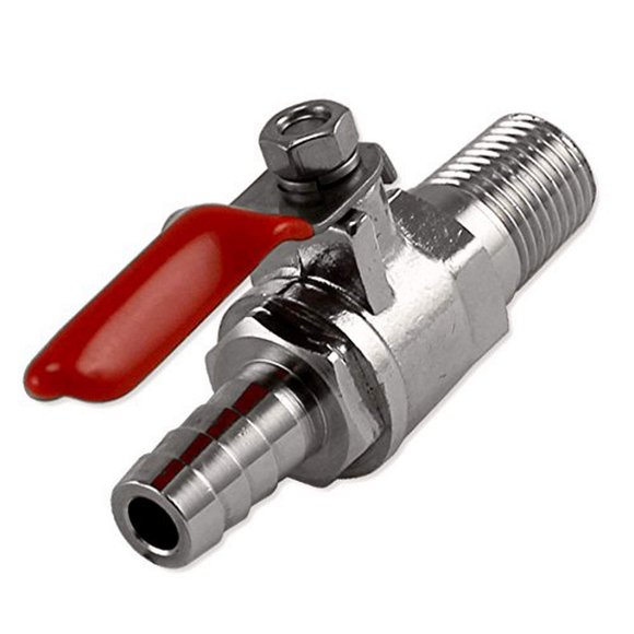 Válvula Bev Rite 1/4" de brida NPT x x