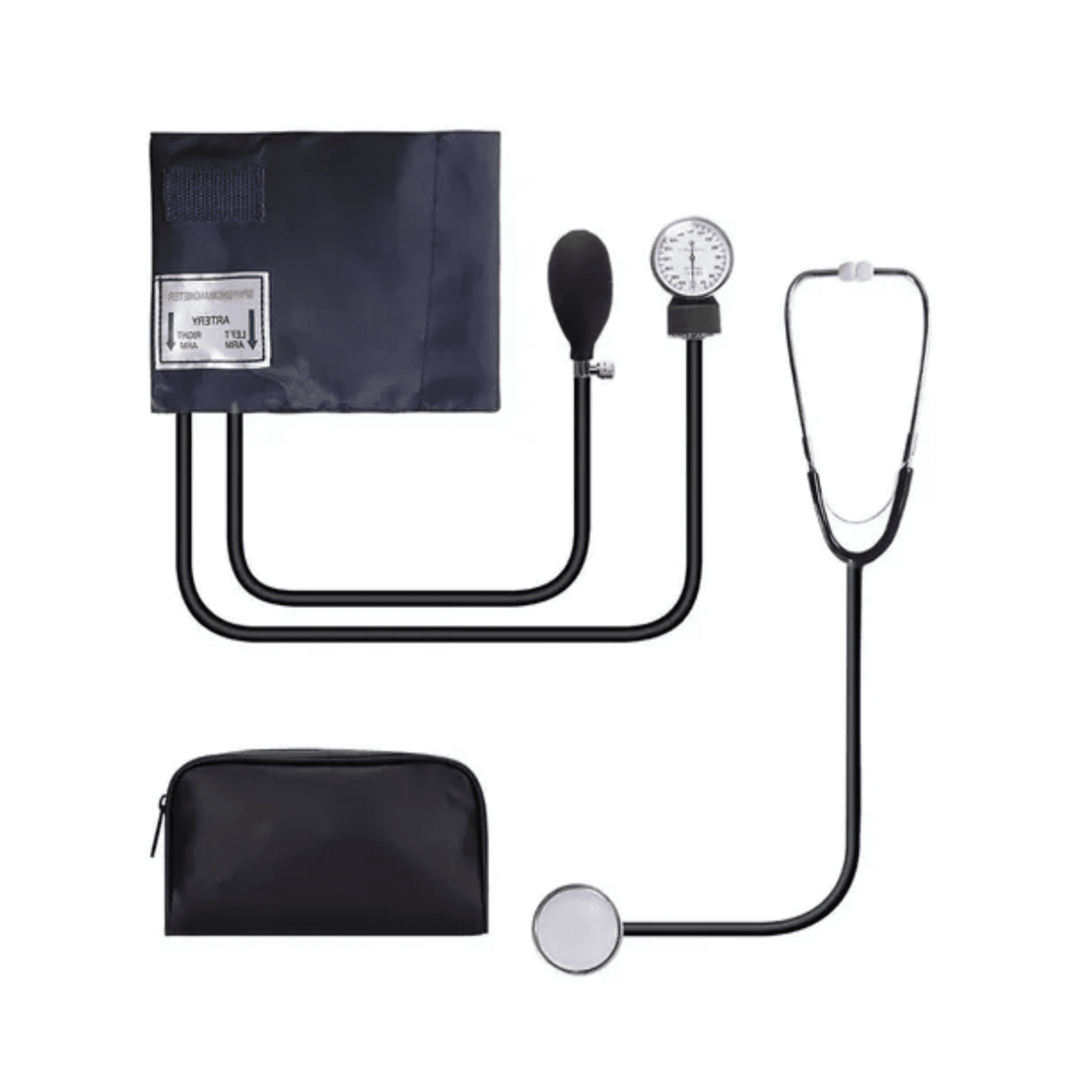 Aneroid - Tensiometro Toma Presion Manual + Estetoscopio Con Estuche