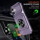 thumbnail image 3 of For Apple iPhone 16 Funda de Teléfono con Soporte de Anillo para Dedo y Pata de Apoyo, Ranuras para Tarjetas, Resistente a Golpes, Resistente, Protectora, Compatible con Soporte Magnético para, 3 of 7