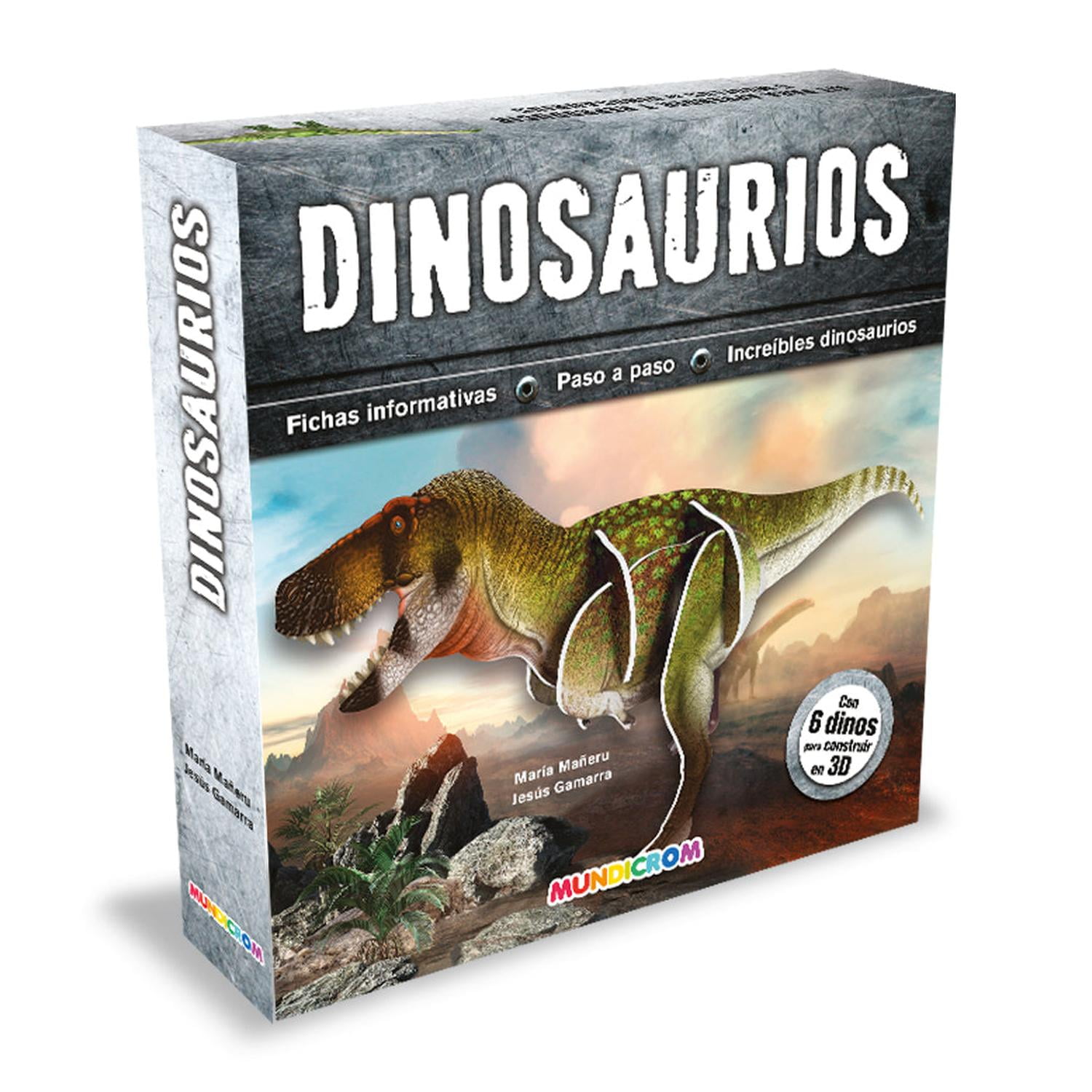 Mundicrom - Dinosaurios... Kit De Construcción + Libro Agua
