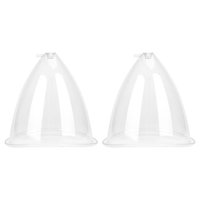 Magideal - 1 Par De Accesorios Para De Ventosas Al Vacío, Ventosas De Vacío Premium De 150/180Ml Para Masaje Corporal De Levantamiento De Glúteos , 150Ml Claro