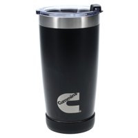 Vaso Cummins De Acero Inoxidable, 600 Ml, Reutilizable, Negro Mate