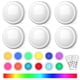 thumbnail image 1 of Luces PUCK SEMSMOKS con mando a distancia, 13 colores RGB, paquete de 6, 1 of 9