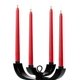 thumbnail image 3 of Velas de Pilar Howemon 30 cm Rojo 14 uds sin goteo, 3 of 7