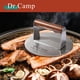 thumbnail image 2 of Prensa para Hamburguesas Dr.Camp 18 cm Acero Inoxidable con Mango de Madera, 2 of 7