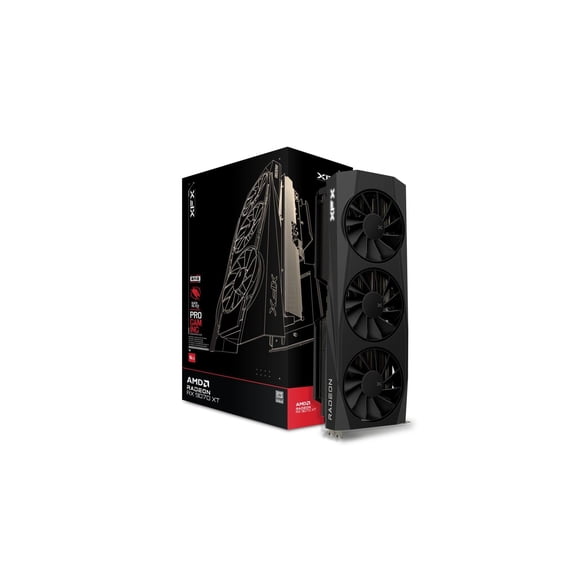 Tarjeta gráfica XFX RX 9070 XT 16 GB GDDR6 con triple ventilador