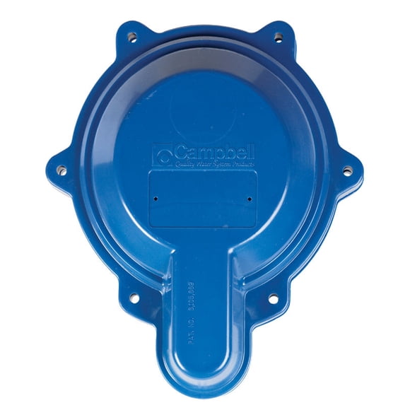 Well Cap Campbell, plástico ABS impermeable, azul, 6-6,25 pulgadas