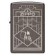 thumbnail image 2 of Mechero de bolsillo Zippo con diseño Art Deco Black Ice, 2 of 6