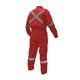 thumbnail image 3 of Overol Reflectante Gabardina Hombre Alta Visibilidad Trabajo Rojo, 3 of 7