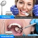 thumbnail image 3 of Herramientas dentales, 5 púas profesionales para limpieza dental, kit de limpieza dental de acero inoxidable, raspador dental, kit de higiene bucal, raspador dental, 3 of 5