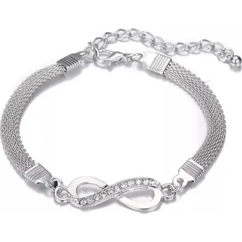 Genérico - Pulsera Brazalete Circón Diamante Infinito