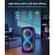 thumbnail image 5 of Parlante Karaoke GREEN KEEPER GKD40 Bluetooth con 2 micrófonos y luces LED, 5 of 7