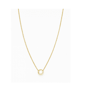 Joyas Adonis - Collar En Acero Punto De Luz Clásico