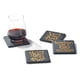 thumbnail image 5 of Juego de 4 pizarras Coasters American Atelier, absorbentes, 10 x 10 cm, color dorado, 5 of 7