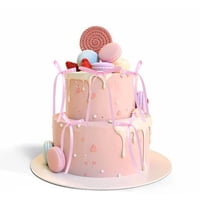 Adornos Para Cupcakes Amabazr Bowknot Ribbons Coquette X20 Unidades, Color Rosa Claro