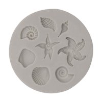 Magideal - Modelo De Silicona Con Temática Marina, Regalo De Fundición, Obra De Arte De Fácil Mantenimiento, Suministros Novedosos Para Manualidades, Cerámica Bl