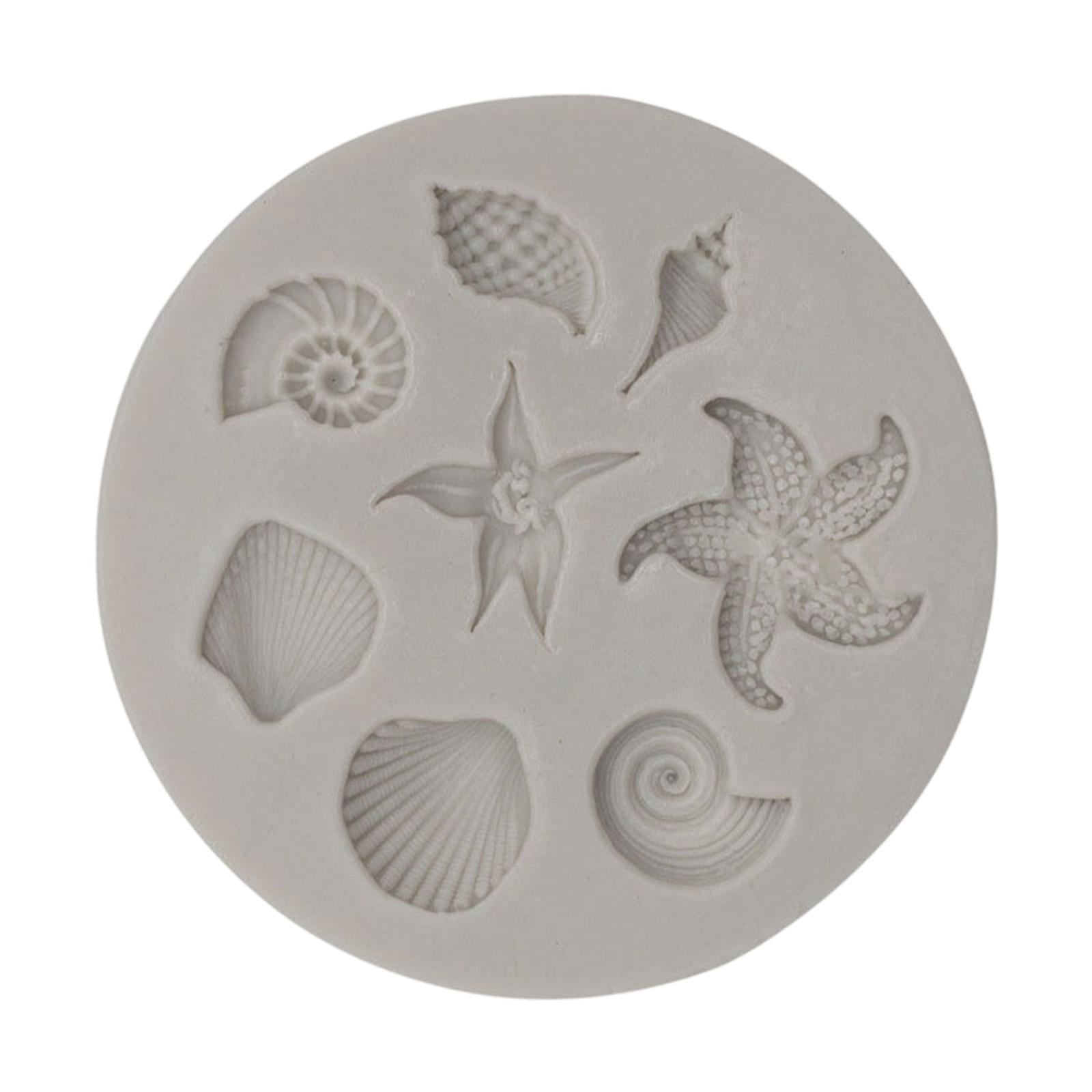 Magideal - Modelo De Silicona Con Temática Marina, Regalo De Fundición, Obra De Arte De Fácil Mantenimiento, Suministros Novedosos Para Manualidades, Cerámica Bl