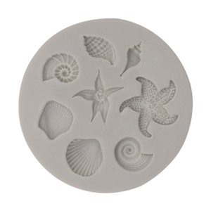 Magideal - Modelo De Silicona Con Temática Marina, Regalo De Fundición, Obra De Arte De Fácil Mantenimiento, Suministros Novedosos Para Manualidades, Cerámica Bl