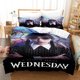 thumbnail image 4 of Wednesday Movie Series Home Textile Bedding Three-Piece Set, 4 of 5