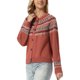 thumbnail image 4 of INSPIRE CHIC Cárdigan Suéter para Mujer de Manga Larga Raglán Abierto con Botones Casual de Punto con Patrón XS Rojo, 4 of 6