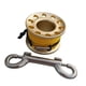 thumbnail image 5 of Carrete para dedo con carrete de aleación de aluminio y buceo de 15 m con gancho a presión con perno dorado, 5 of 5