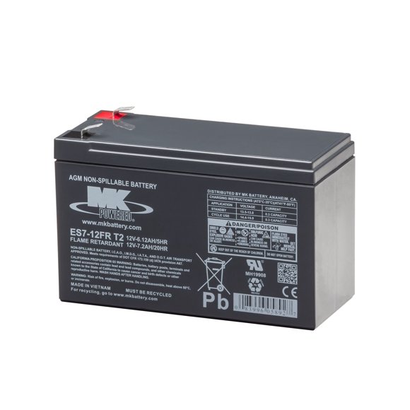 Batería MK Battery 7.2 Ah 12 V de Plomo‑Ácido Sellada