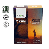 Brota Superfoods - Caja 5 Barritas V-Pro Cacao & Peanut 325G