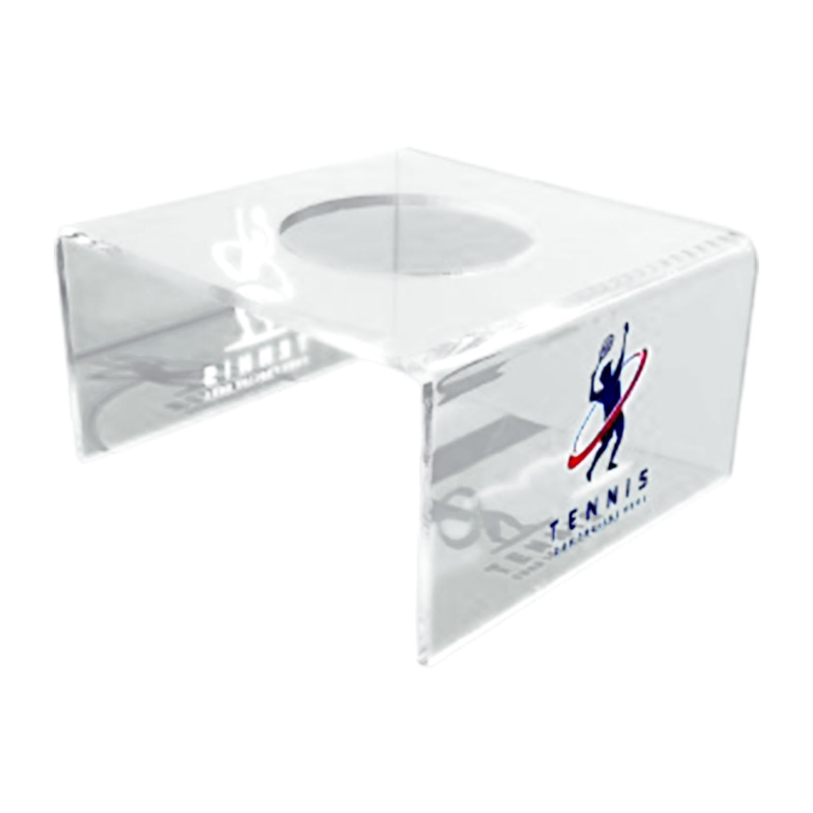 Magideal - Soporte De Exhibición De Pelota De Tenis, Base De Soporte De Béisbol Acrílico Acrílico Transparente, Soporte De Pelota Pequeña Premium Para Escaparate 1 Hoyo