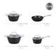 thumbnail image 3 of Batería Cocina Black Copper 7pzs + Set 12 Utensilios Calipso, 3 of 7