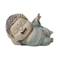 Magideal - Estatua De Buda, Figurita Budista, Colección De Artesanías Para El Hogar, Escritorio, Decoración De Paisajes En Miniatura Versátil, Figura Decorativa