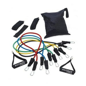 Ultimate Fitness - Set De Tubos Elásticos De Resistencia - 11 Piezas