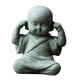 thumbnail image 3 of Estatuilla De Monje, Estatua De Buda, Artesanías, Coche De Casa De Té Hecho A Mano Para Meditación Delicada, 3 of 5