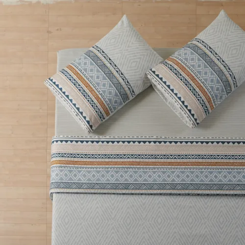 Genérico - Juego Sabanas Estampadas Etnico 1.5 Plaza