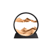 Genérico - Decoración Arte De Arena Anti Estrés Sensorial Paisaje Naranjo