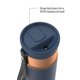 thumbnail image 3 of Botella de agua Contigo 473 ml de acero inoxidable con tapa a prueba de fugas, 3 of 6