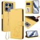 thumbnail image 2 of Funda Volteable tipo Billetera con Correa para Infinix GT 20 Pro 5G, Amarillo, 2 of 6