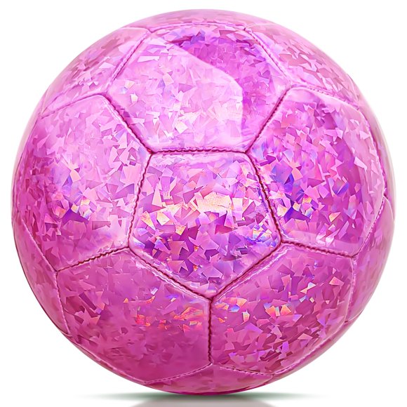 Balón de Fútbol Champhox Talla 2 Brillante Rosa para Niños 60g