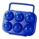 thumbnail image 2 of Caja De Almacenamiento De Huevos Con 6 Compartimentos, Dispensador De Huevos, Ideal Para El Hogar, Mochileros Y Senderismo, Color Azul., 2 of 5