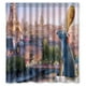 thumbnail image 1 of Cortina de ducha Ratatouille, juego de cortinas de baño con ganchos, tamaño 66 x 72 pulgadas, 1 of 3